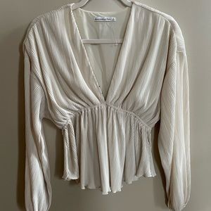 A&F Textured Long Sleeve Top